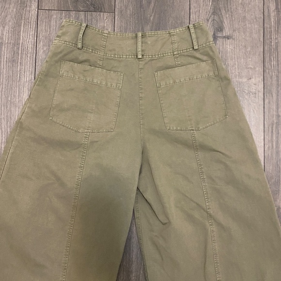 Apiece Apart Cybil Cropped Trouser in Thyme Size 6 - Picture 11 of 14